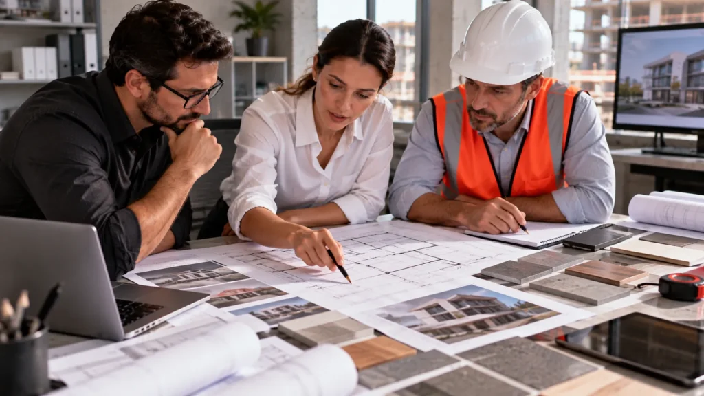 Profissionais definem o escopo antes de comparar propostas de construtoras